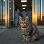 Stray Cat’s Loyalty Melts Hearts at Chicago Hospital