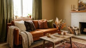 Creating a Seasonal Fall Living Room: A Guide to Texture and Tone