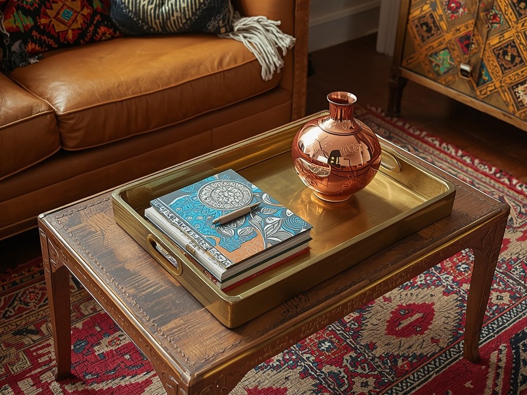 Mixed Metal Accents for Contrast