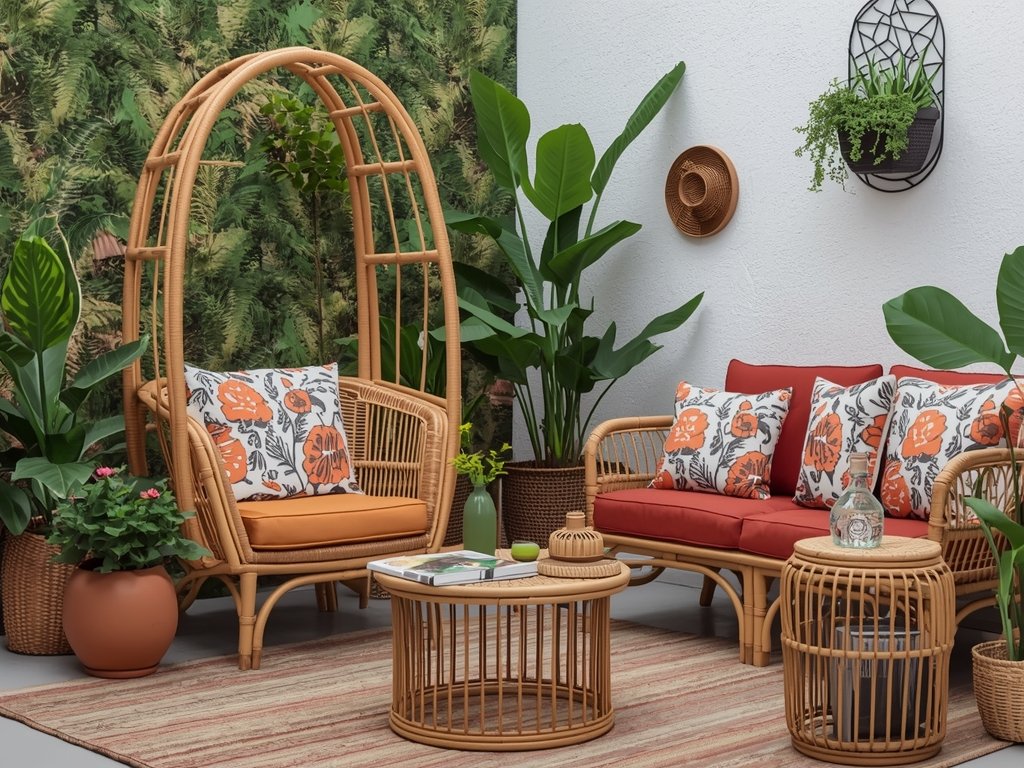 Outdoor Spaces with African Prints